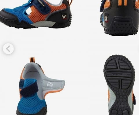 170사이즈 더블비 블루 *오렌지 메쉬슈즈