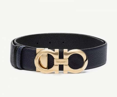 Ferragamo 여성용 도나블루 간치니 로고 가죽 벨트???????? 70 사이즈 1개 핫딜 -24만원