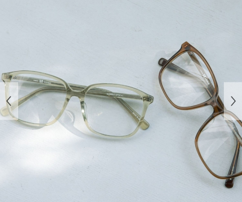 vip세일 별주모델 KANEKO OPTICAL×URBAN RESEAR 스퀘어 클리어 uv렌즈
